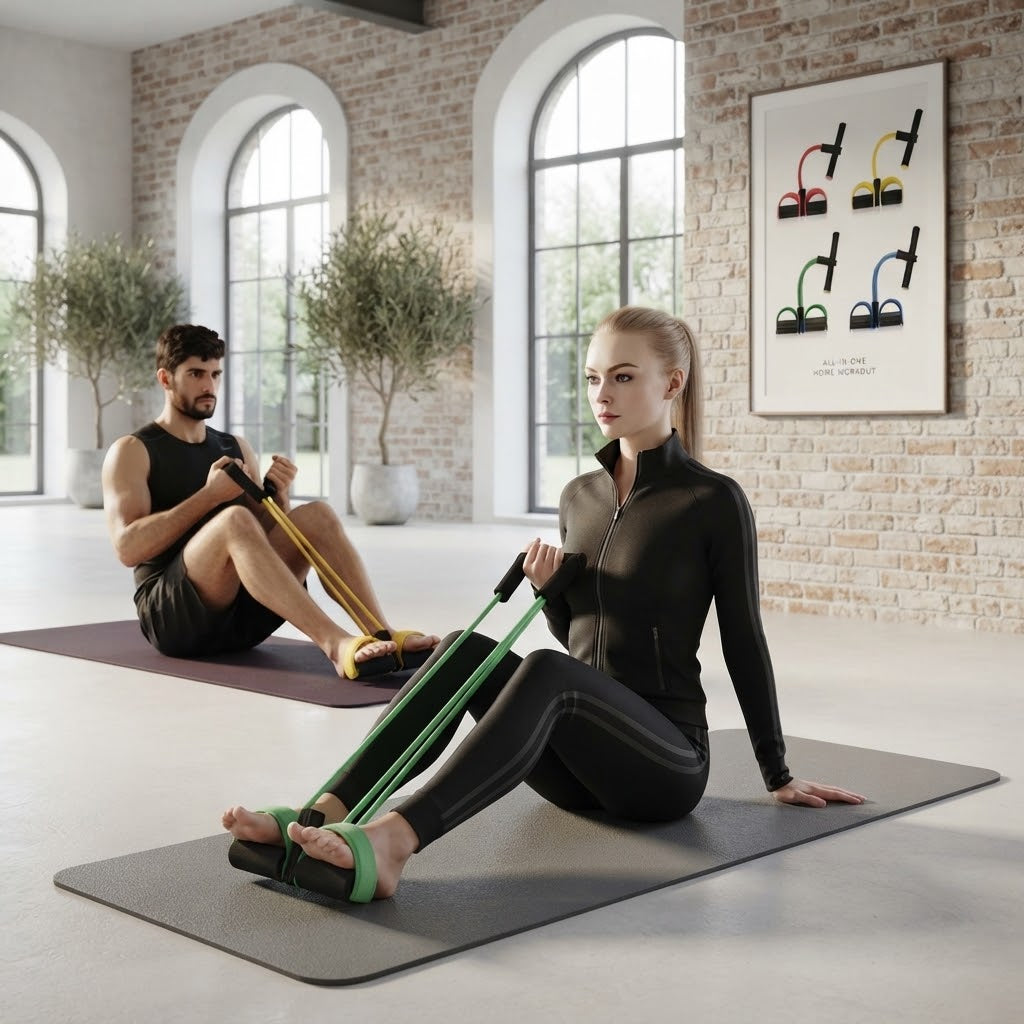 Foot Pedal Resistance Band — Sit-up Pull Rope Trainer